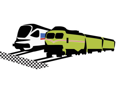 free market benefits competition between private rail companies heats up