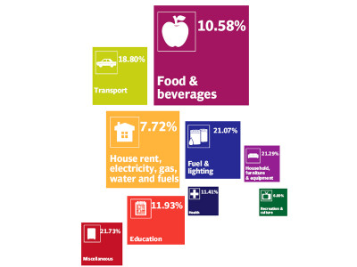 purchasing power inflation rises to 11 1 in february