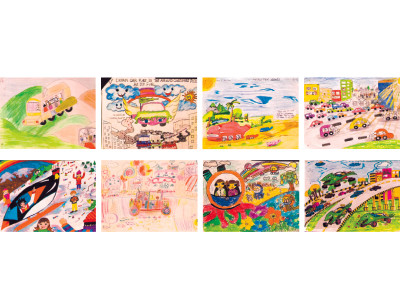 little car lovers dream big in art competition