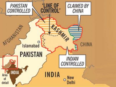 changing maps will not mean kashmir is a part of you india