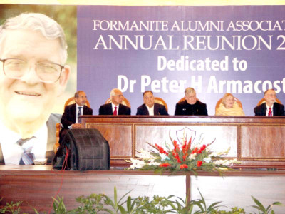 alumni reunion retiring fcc rector honoured