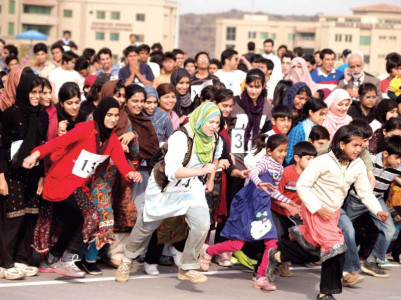 marathon running with the wind