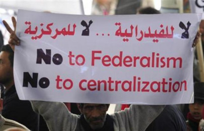 thousands rally in libya against autonomy for east