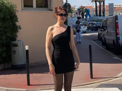 beauty in black dirili ertu rul star esra bilgic attends cannes film festival 2023 beauty in black dirili ertu rul star esra bilgic attends cannes film festival 2023