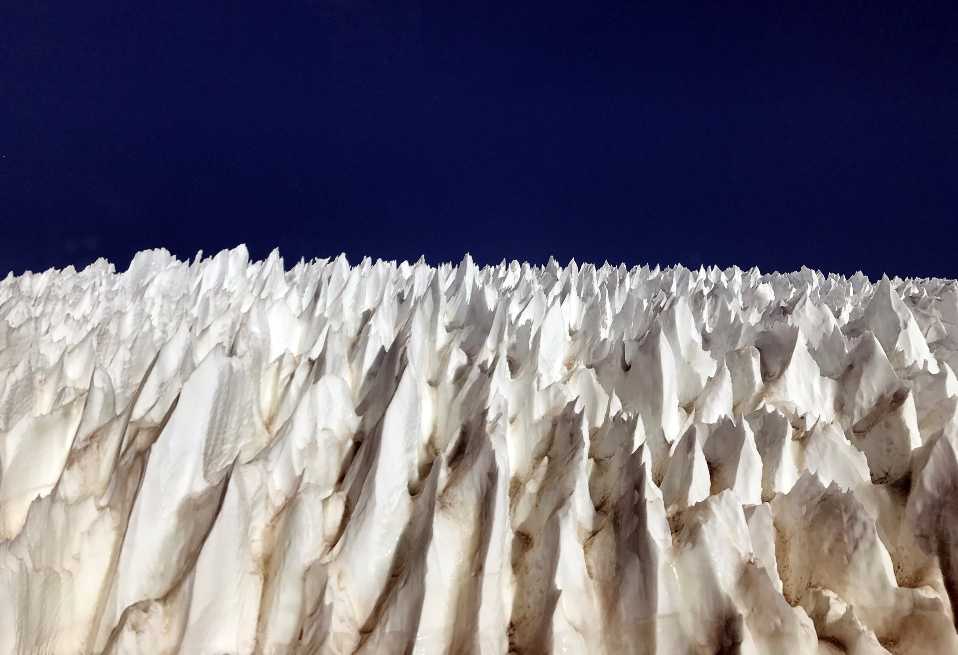 Ice formations are seen on the Andes mountains in Argentina's San Juan province, San Juan, Argentina. PHOTO: REUTERS