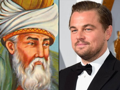 why is a white or arab guy playing rumi