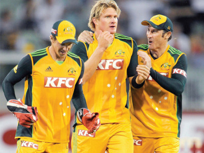 cricket watson pleased with australia bowlers effort