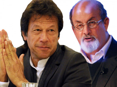 salman rushdie compares imran khan to qaddafi