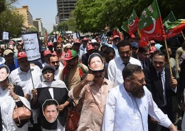 pti calls protest start of struggle for justice pti calls protest start of struggle for justice