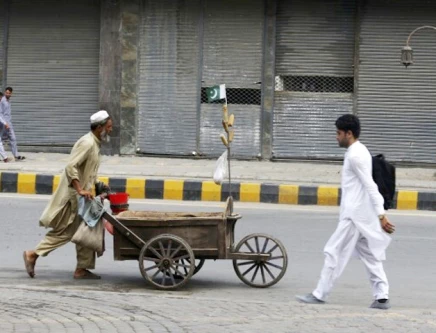 Commercial signage and advertising in Murree