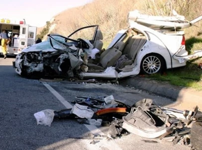 racing cars collision leaves four dead