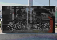 25th anniversary a 9 11 memorial is seen on rikers island in new york city photo afp