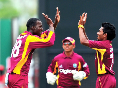 cricket sammy hails team effort as west indies end australia jinx