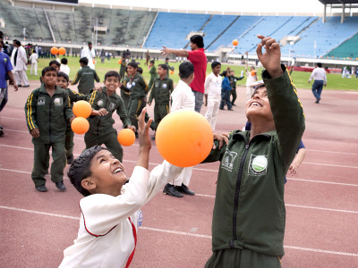 sports gala harnessing the sporty side of the little ones
