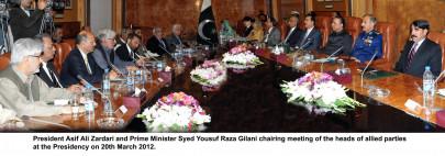 government coalition military huddle over pcns report