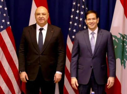 rubio meets lebanon s president discusses israel lebanon framework agreement rubio meets lebanon s president discusses israel lebanon framework agreement