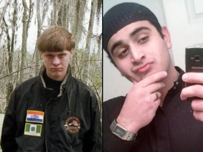 dylan roof was not termed a terrorist but omar mateen is