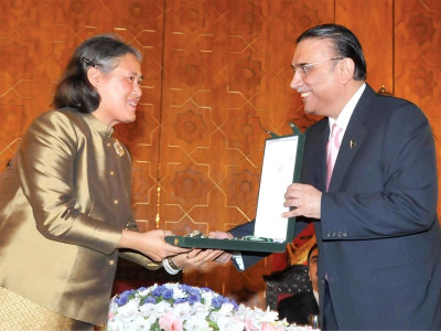 hilal e pakistan thai princess honoured