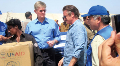 hollywood visitor sean penn comes to badin