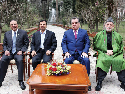 dushanbe quadrilateral meeting looking past us curbs govt pushes ahead with ip project