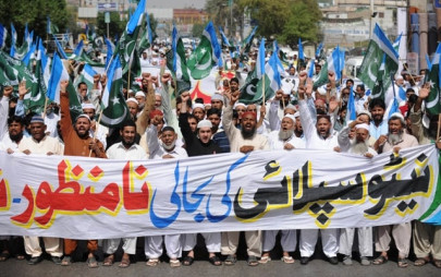 jalsa e inqilab drone attacks possible reopening of nato route criticised