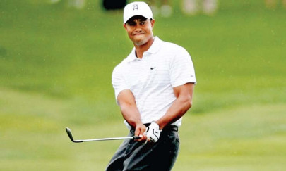 golf woods upbeat upon arrival