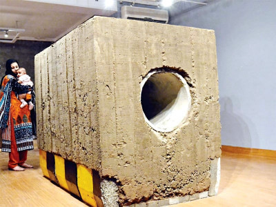 unconventional art curbing natural impulses   an illustration