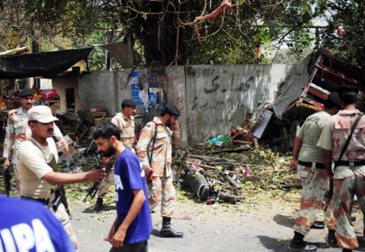 karachi blast karachi blast