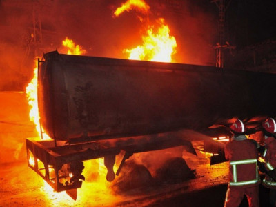 nato fuel supplier blaze kills 7 in afghanistan