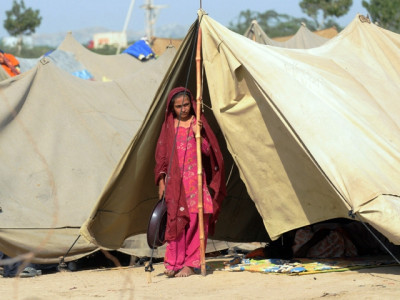 model village for flood victims like no other