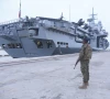 italian navy carrier docks at karachi italian navy carrier docks at karachi