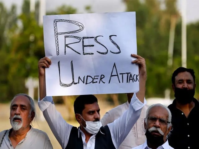 Media freedoms in Pakistan declined sharply over the past year, says Freedom Network report