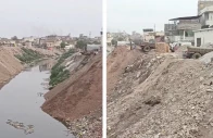 persistent dumping of construction material garbage soil and scrap waste into nullah leh raises serious questions over the authorities ability to enforce restrictions imposed under section 144 photos express