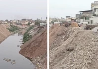 persistent dumping of construction material garbage soil and scrap waste into nullah leh raises serious questions over the authorities ability to enforce restrictions imposed under section 144 photos express persistent dumping of construction material garbage soil and scrap waste into nullah leh raises serious questions over the authorities ability to enforce restrictions imposed under section 144 photos express