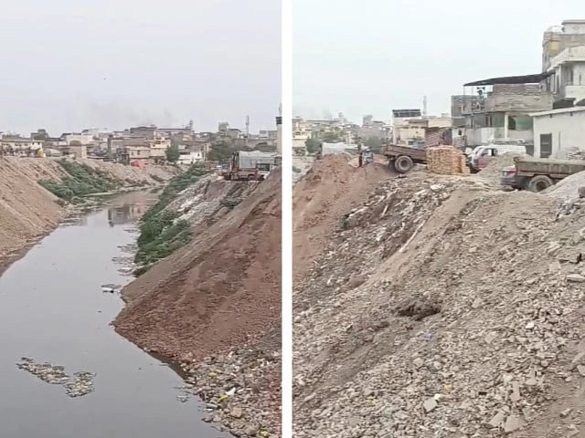 persistent dumping of construction material garbage soil and scrap waste into nullah leh raises serious questions over the authorities ability to enforce restrictions imposed under section 144 photos express persistent dumping of construction material garbage soil and scrap waste into nullah leh raises serious questions over the authorities ability to enforce restrictions imposed under section 144 photos express
