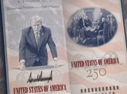 trump unveils passport with picture of himself