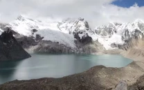 glacier melt boosts water levels in rivers reservoirs