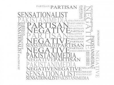 online survey pakistani media is partisan negative and sensationalist