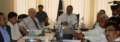 post flood situation areas still flooded but influential men preventing drainage work