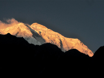 locals move rocks and earth to build link road