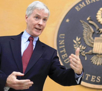 haqqani network behind afghan attacks us envoy