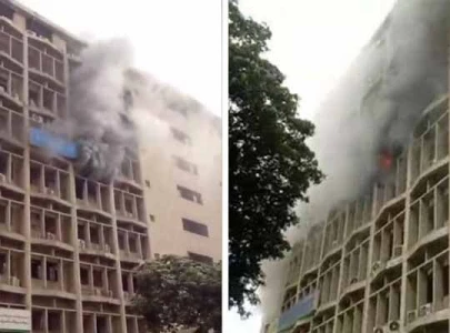 fire at pakistan stock exchange building successfully doused fire at pakistan stock exchange building successfully doused