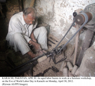 rampant violations k p govt fails to enact implement labour laws