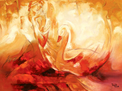 neo realistic romanticism paintings show women horses to depict strength