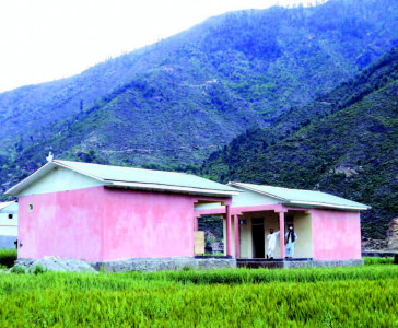 with much to be done in swat over 140 houses built in four villages