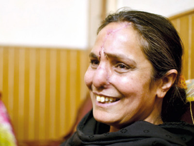 violence against women years after he cut off her nose she smiled to spite his face