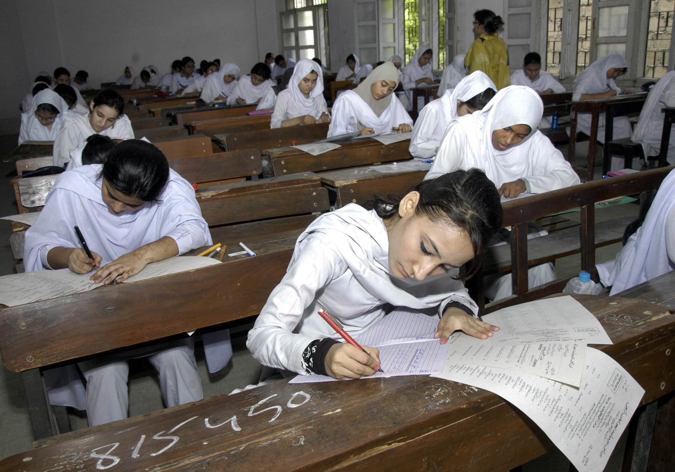 intermediate exams start load shedding not questions make students sweat