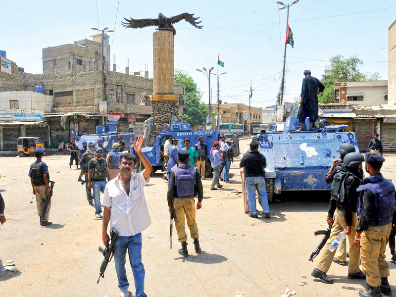 cheel chowk for lyari only a bird of prey is a fitting symbol