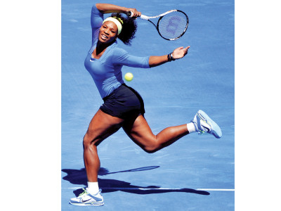 tennis serena stuns wozniacki in madrid open