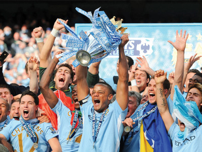 premier league city seal title with injury time winner premier league city seal title with injury time winner